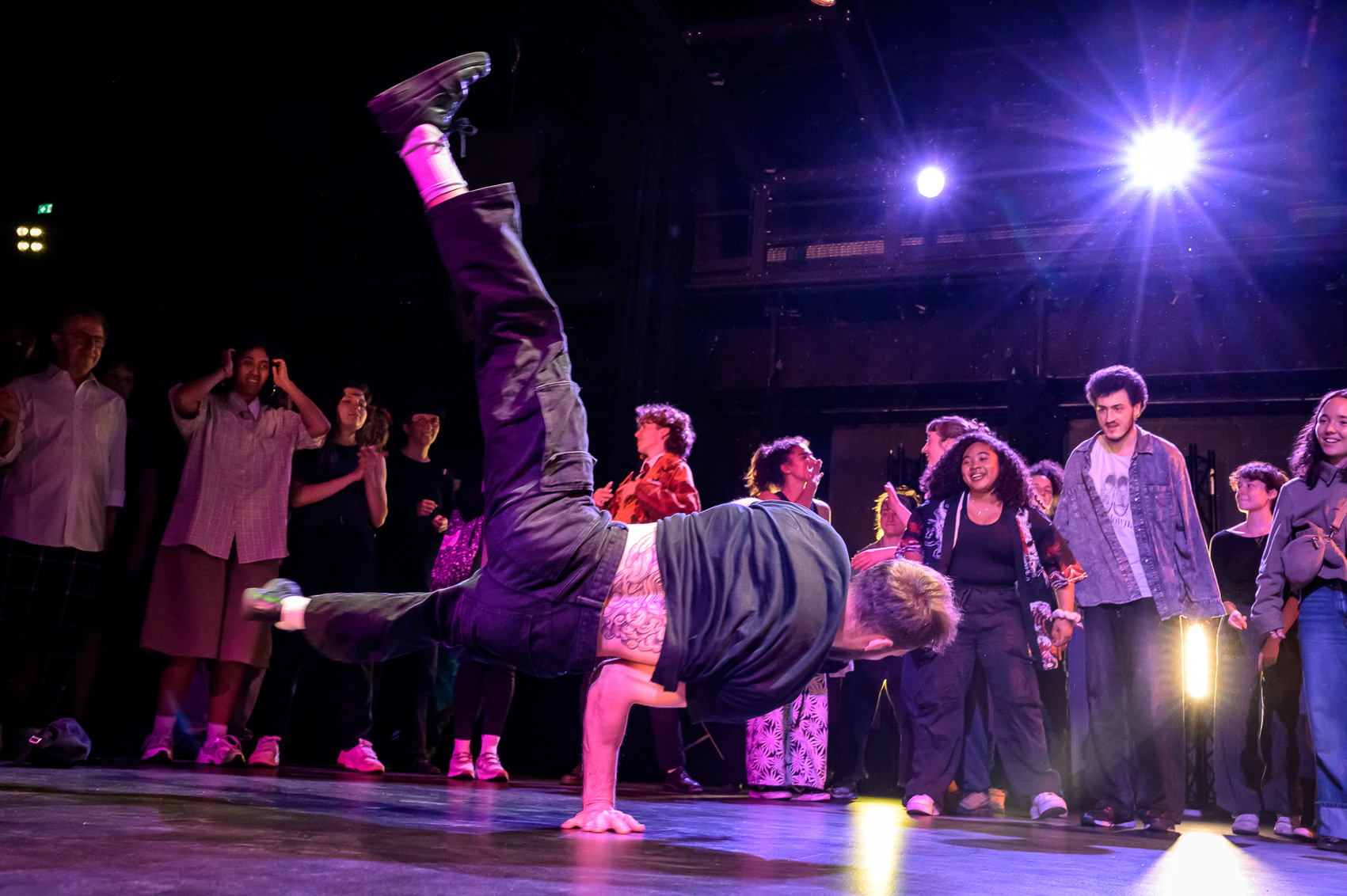 Battle de danse organisé par le CROUS de Strasbourg à la Pokop.